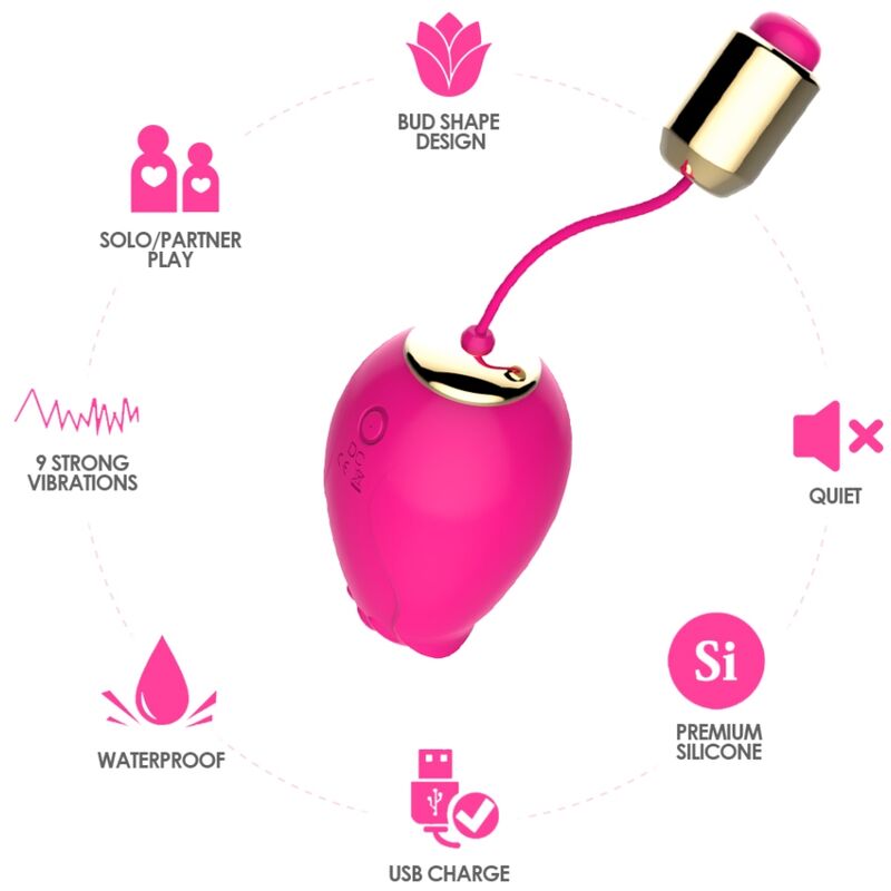 Armony Mandala Eivibrator G-SPOT Fernbedienung Fuchsia