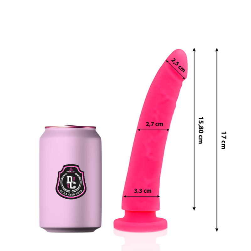 Deltaclub Delta Club - Toys Rosa Dildo Medizinisches Silikon 17 CM...