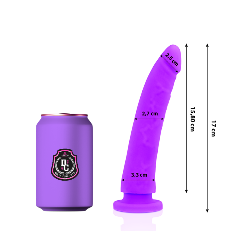 Deltaclub Delta Club - Toys Lila Dildo Medizinisches Silikon 17 CM...