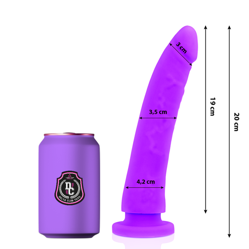 Deltaclub Delta Club - Toys Lila Dildo Medizinisches Silikon 20 CM...