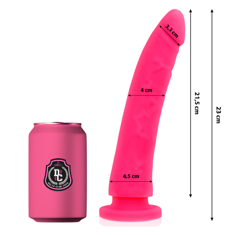 Deltaclub Delta Club - Toys Rosa Dildo Medizinisches Silikon 23 CM...