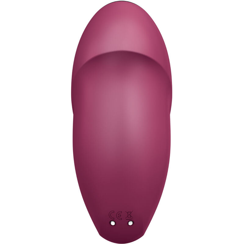Satisfyer – Tap & Climax 1 Auflegvibrator Rot
