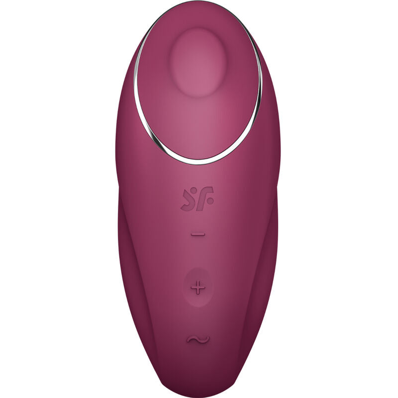 Satisfyer – Tap & Climax 1 Auflegvibrator Rot