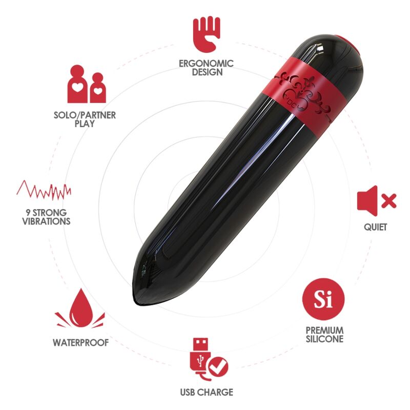 Armony – Rocket Vibrator Bullet Fernbedienung Schwarz