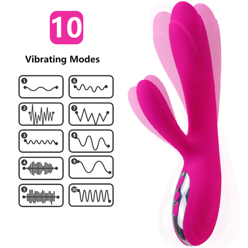 Armony – Flexibler Vibrator & Stimulator mit Fuchsia-Wrmeeffekt