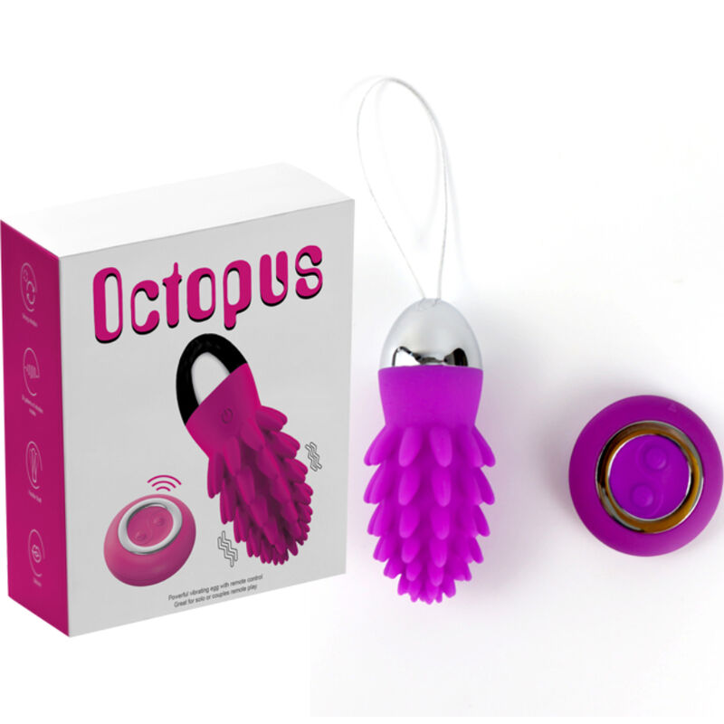 Armony – Octopus Cactus Vibrierendes Ei Violet Fernbedienung
