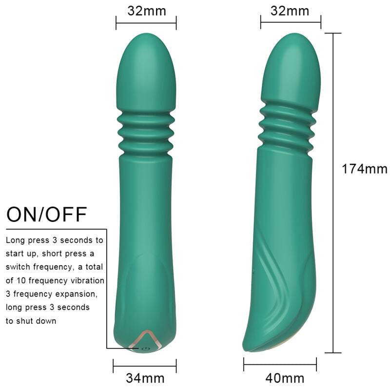 Armony – Grüner G-Spot-Vibrator & Stiefen