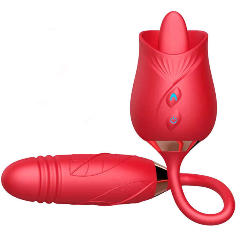 Armony – Delight Blumenvibrator & STOßUNG mit Roter Zunge