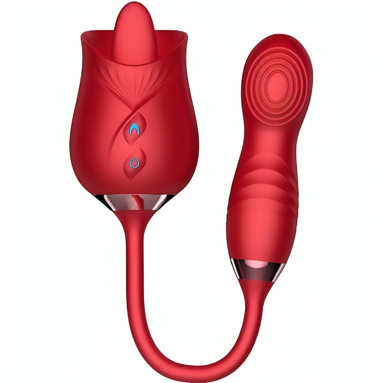 Armony – Delight Flower Vibrator & Bumping mit Roter Zunge