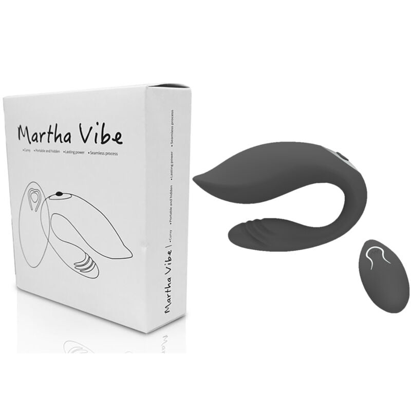 Armony – Martha Vibrator für Paare mit Fernbedienung Schwarz