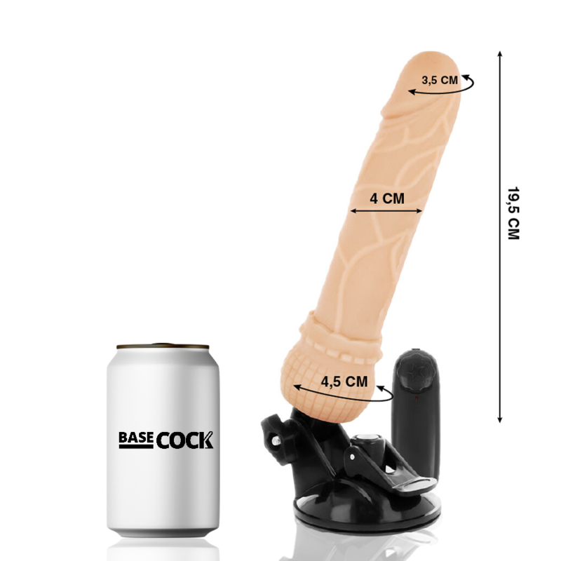 Basecock Realistischer Vibrator Mit Fernbedienung Natürlicher 19.5...