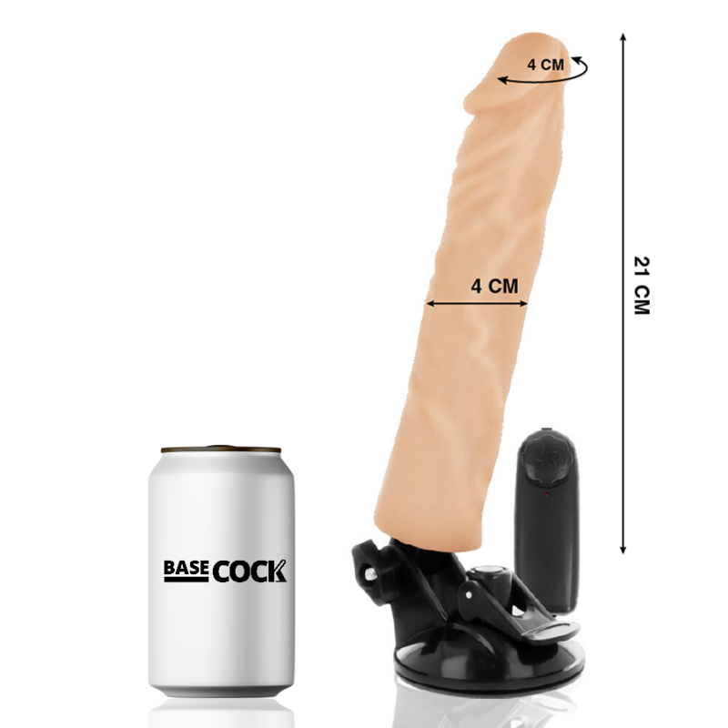 Basecock – Realistischer Vibrator mit Fernbedienung Natürlicher 21...