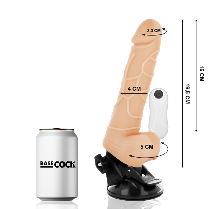 Basecock Realistischer Vibrator Mit Fernbedienung Natürlich Mit...