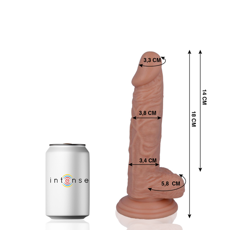 Mr. Intense Dildos Mr Intense - 11 Realistic Penis 18 cm -O- 3.8 cm