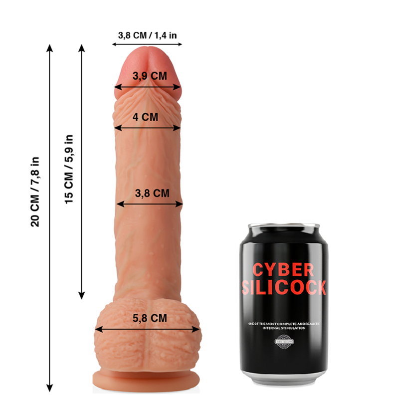 Cyber Silicock Freeman Ultra Realistisches. Weiches Flüssige...