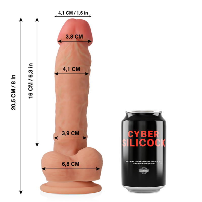 Cyber Silicock Ultra-realistischer. Weicher Flüssiger Silikon-dong...