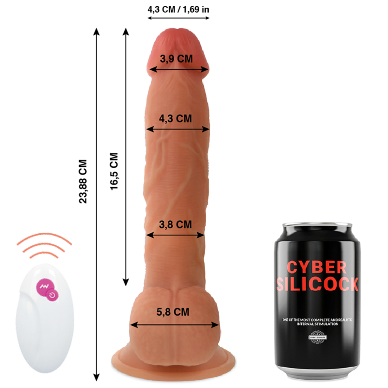 Cyber Silicock Fernbedienung Realistisch Master Ben 23.88 CM -o-...