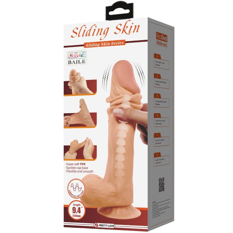 Pretty Love – Sliding Skin Series Realistischer Dildo mit Sliding…