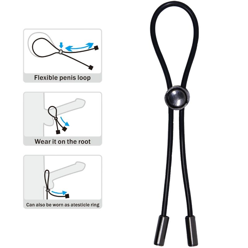 Pretty Love – Cord-Penisring und Hoden