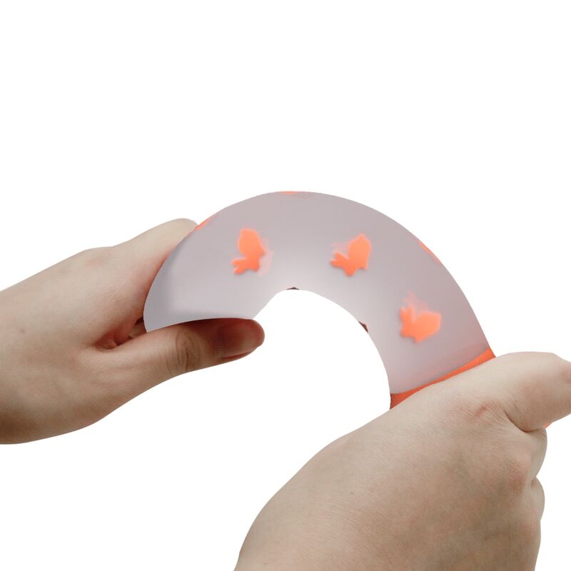 Pretty Love – Magischer Nacht-Dildo ohne Vibration Leuchtendes Orange