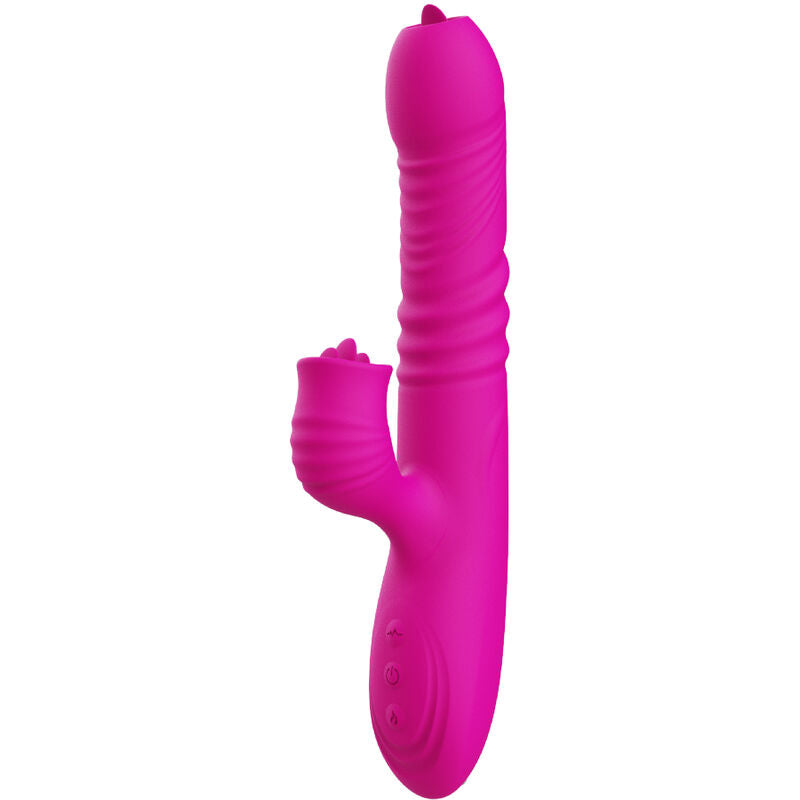 Armony Fanny Multifunktions-doppelzungenvibrator Fuchsia Wärmeeffekt