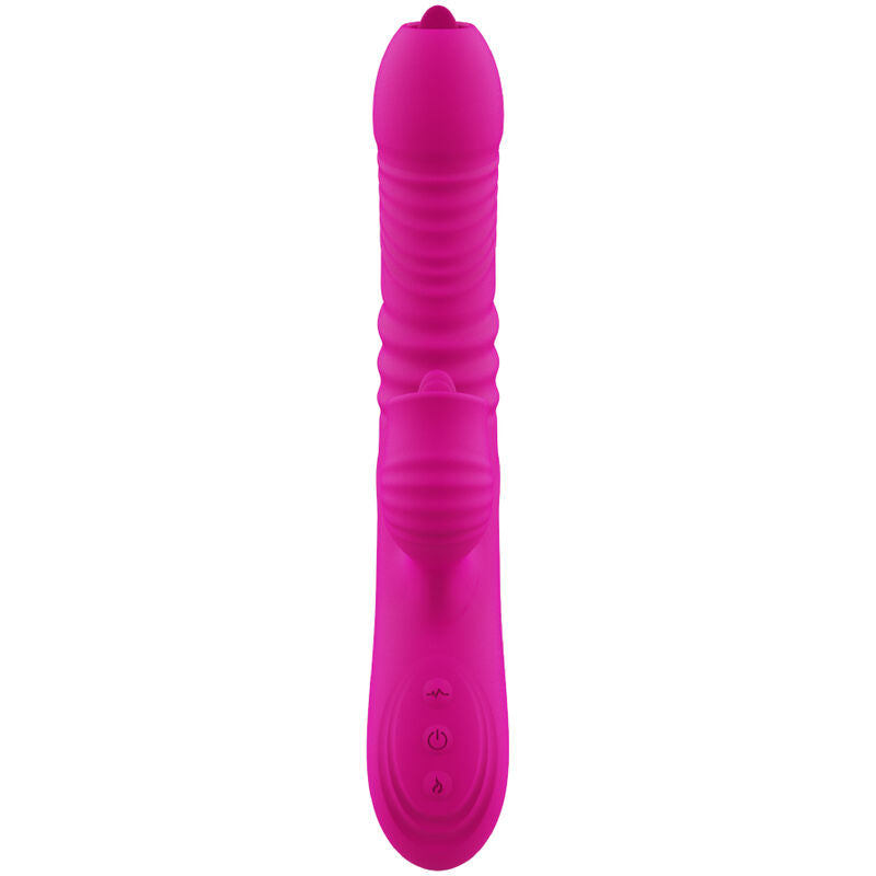 Armony Fanny Multifunktions-doppelzungenvibrator Fuchsia Wärmeeffekt
