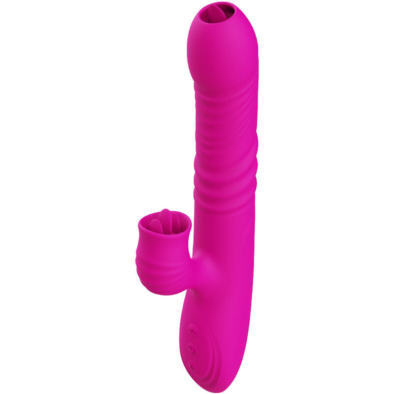 Armony Fanny Multifunktions-doppelzungenvibrator Fuchsia Wärmeeffekt