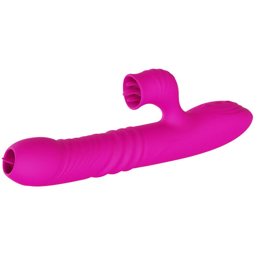 Armony Fanny Multifunktions-doppelzungenvibrator Fuchsia Wärmeeffekt