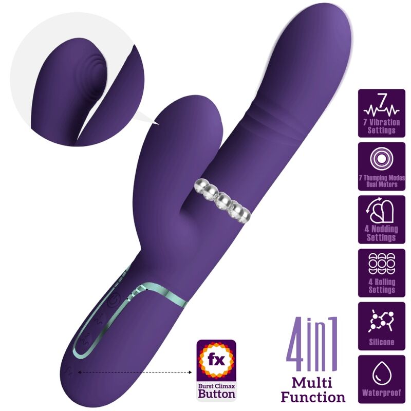 Pretty Love – Multifunktions-G-Spot-Vibrator Lila