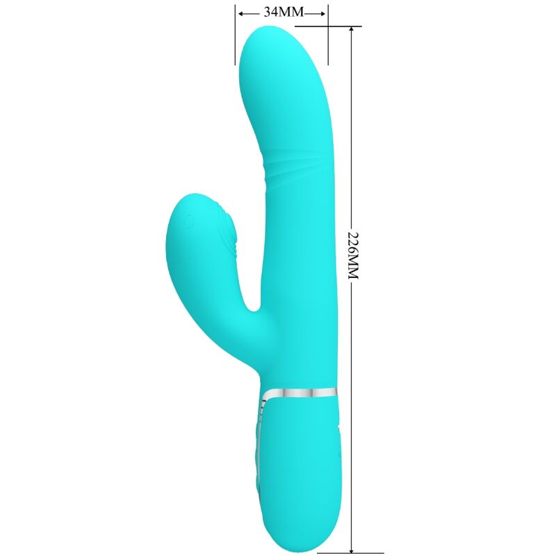 Pretty Love – Multifunktions-G-Spot-Vibrator Aqua Grün