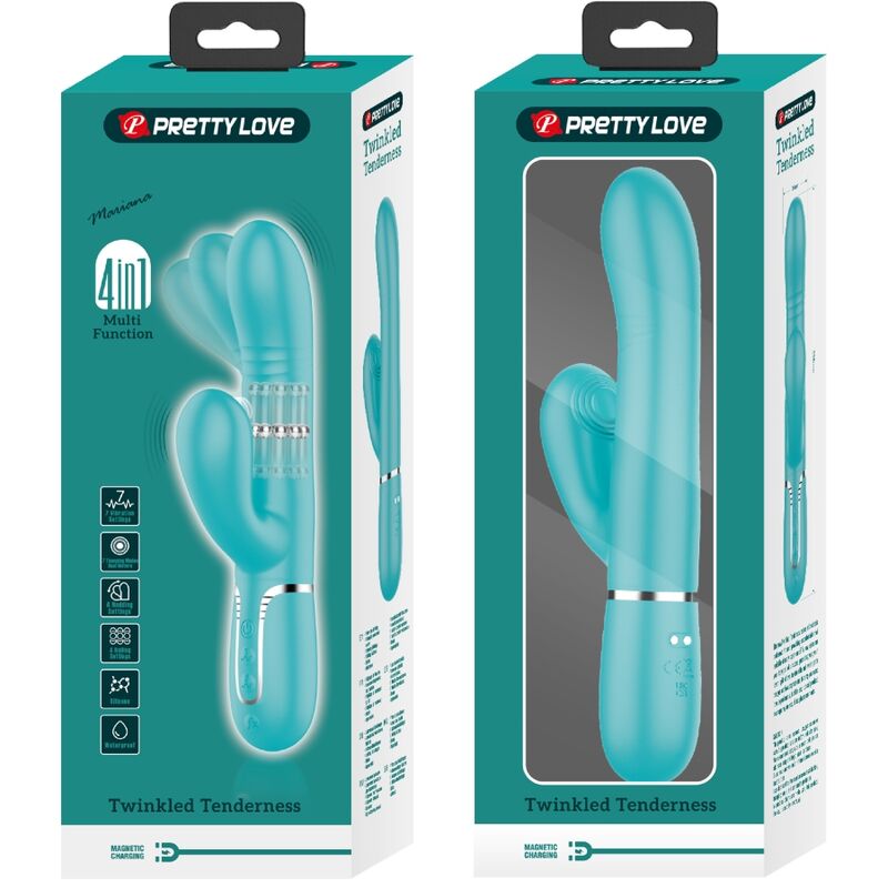 Pretty Love – Multifunktions-G-Spot-Vibrator Aqua Grün