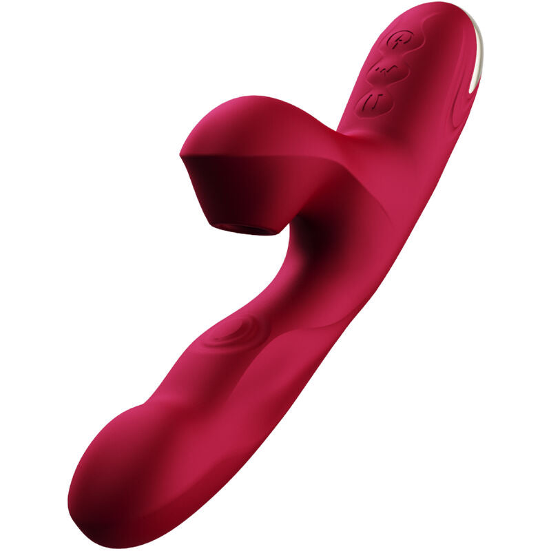 Armony Bump Vibrator & Saugnapf Modell 2 Burgunder