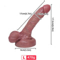 Armony – Realistischer Flüssigsilikondildo 17 cm