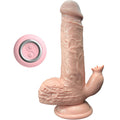 Armony – Realistischer Vibrator & STOßDILDO mit Zungenstimulator 19 cm