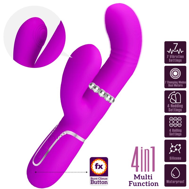 Pretty Love – Multifunktions-G-Spot-Vibrator Fuchsia