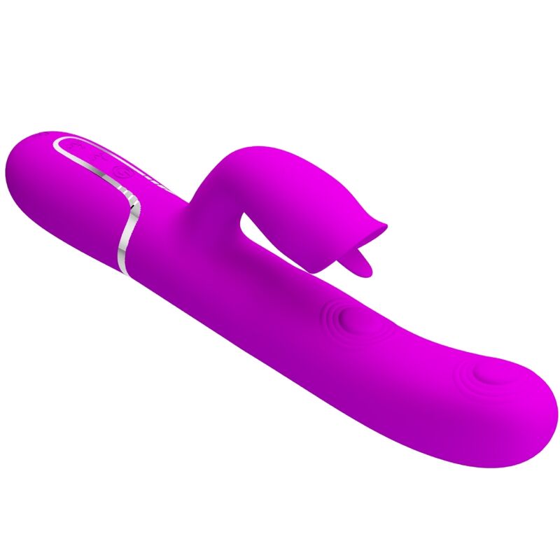 Pretty Love – Kaninchenvibrator mit Leckendem Fuchsia