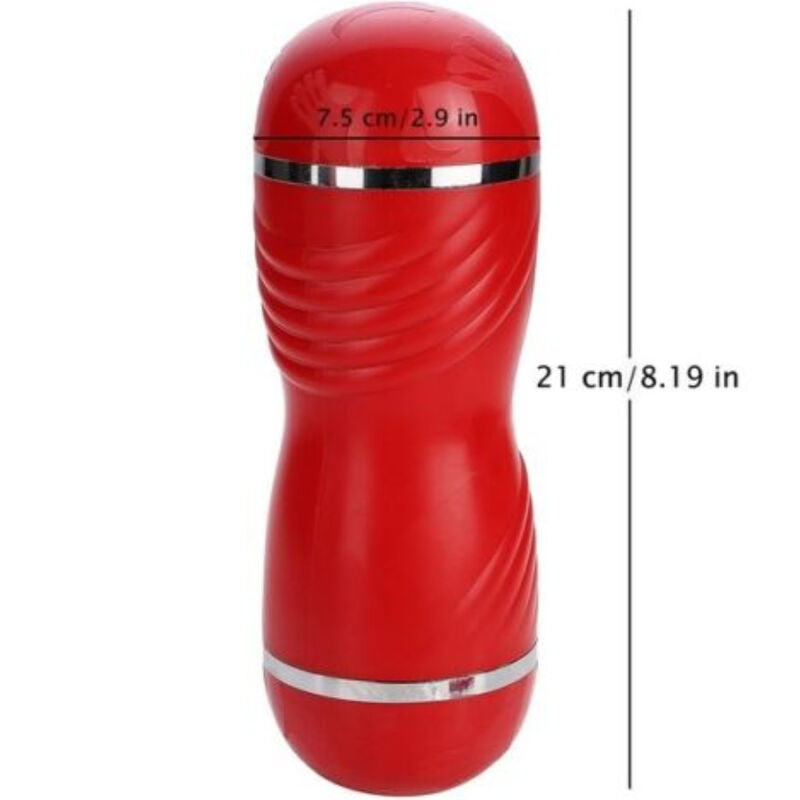Armony – Doppelter Vagina- und Mund-Roter Masturbator
