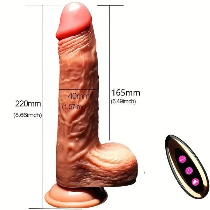 Armony – Realistischer Dildo-Vibrator mit Fernbedienung 22.5 cm