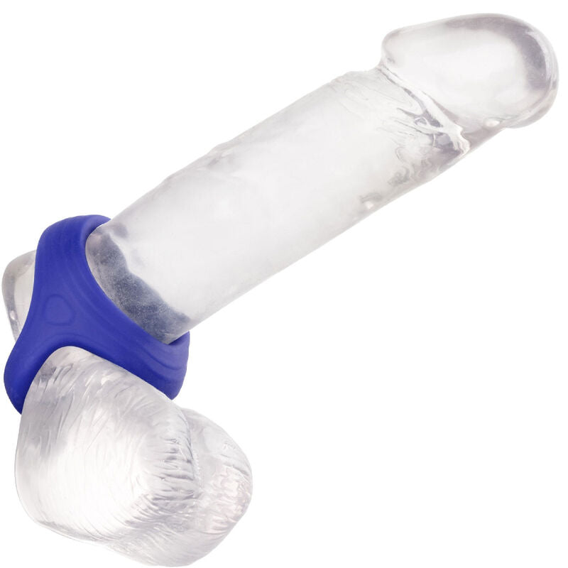 CalExotics Admiral Cock Ball Dual Ring Blau