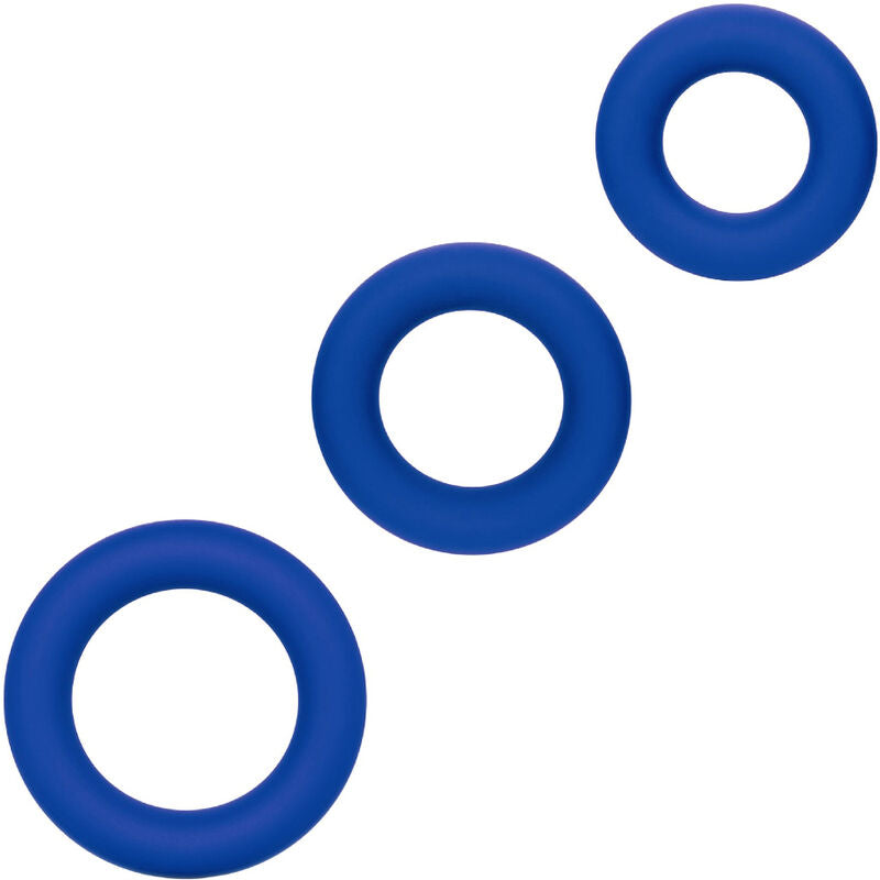 CalExotics Admiral Cock Ring Set Blau