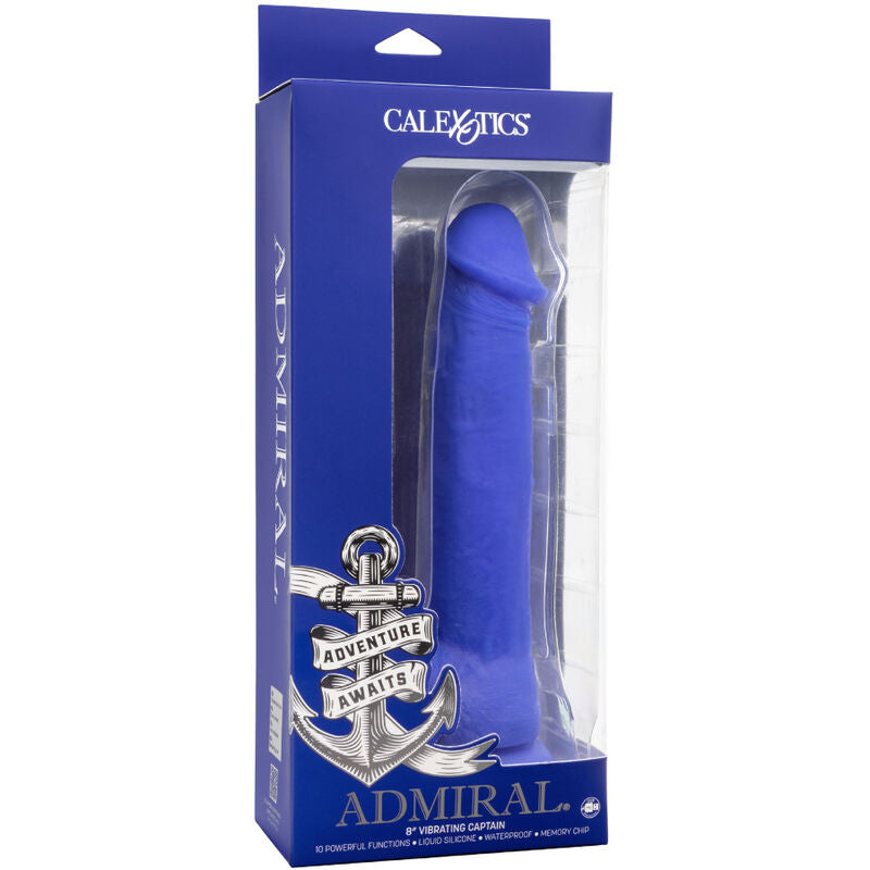 Calexotics – Admiral Kapitn Realistischer Dildo-Vibrator Blau