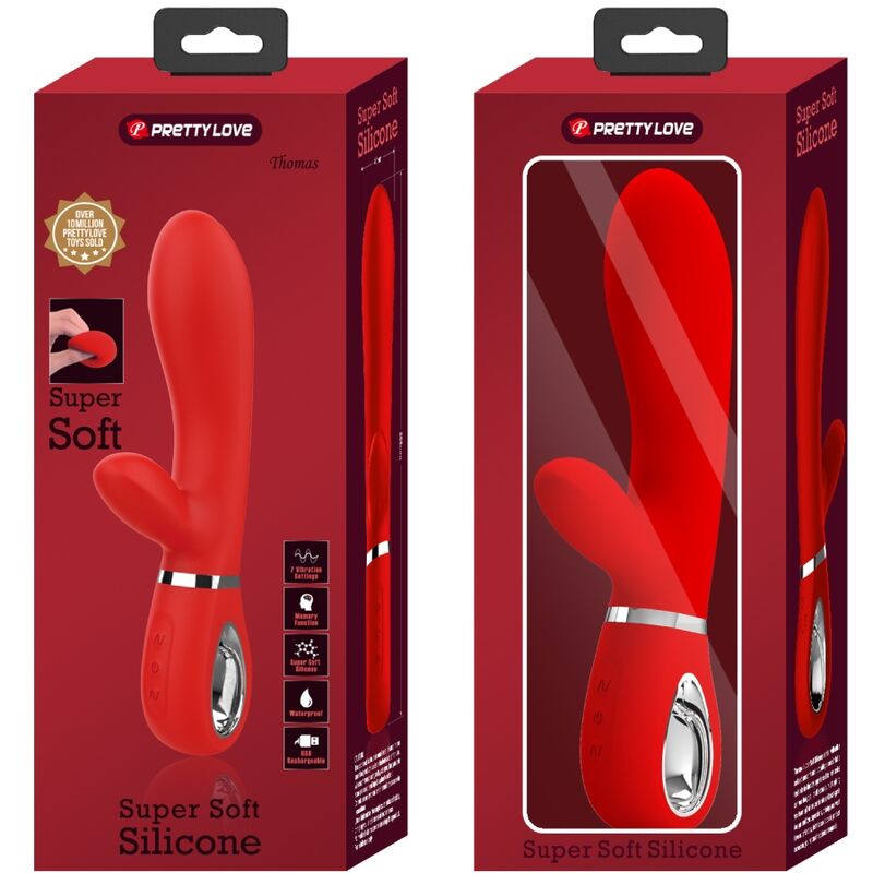 Pretty Love – Thomas Multifunktions-G-Spot-Vibrator Rot