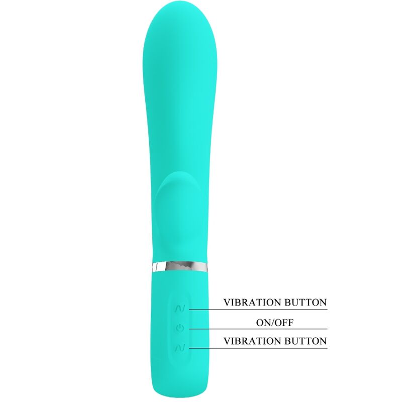 Pretty Love – Thomas Multifunktions-G-Spot-Vibrator Aqua Green