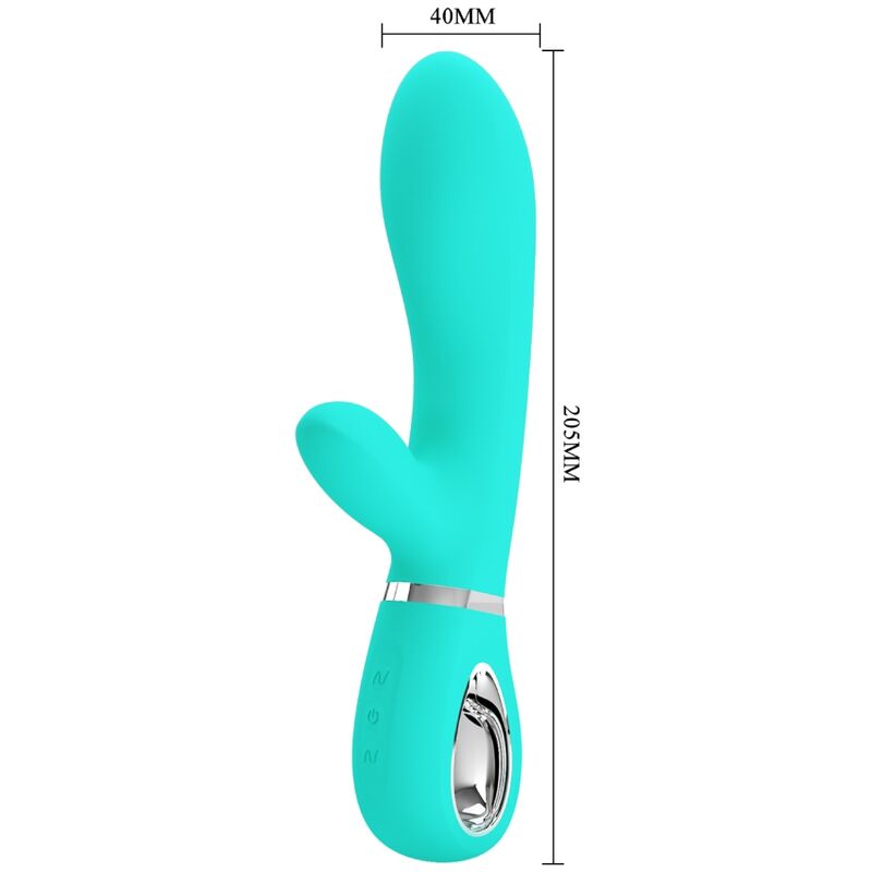 Pretty Love – Thomas Multifunktions-G-Spot-Vibrator Aqua Green