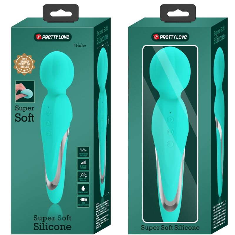 Pretty Love – Walter Vibrator Stab Aqua Grün