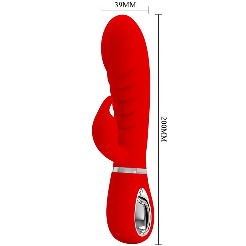 Pretty Love – Prescott Multifunktions-G-Spot-Vibrator Rot
