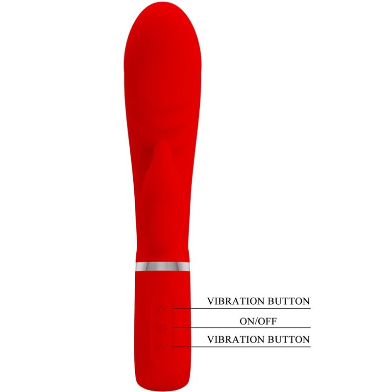 Pretty Love – Prescott Multifunktions-G-Spot-Vibrator Rot