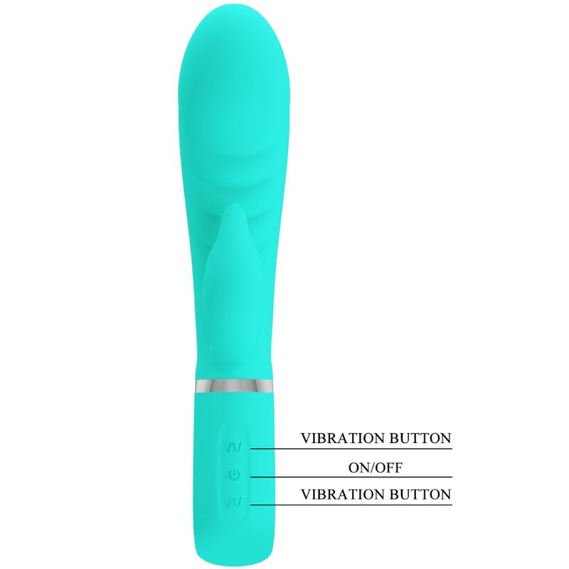 Pretty Love – Prescott Multifunktions-G-Spot-Vibrator Aqua Green