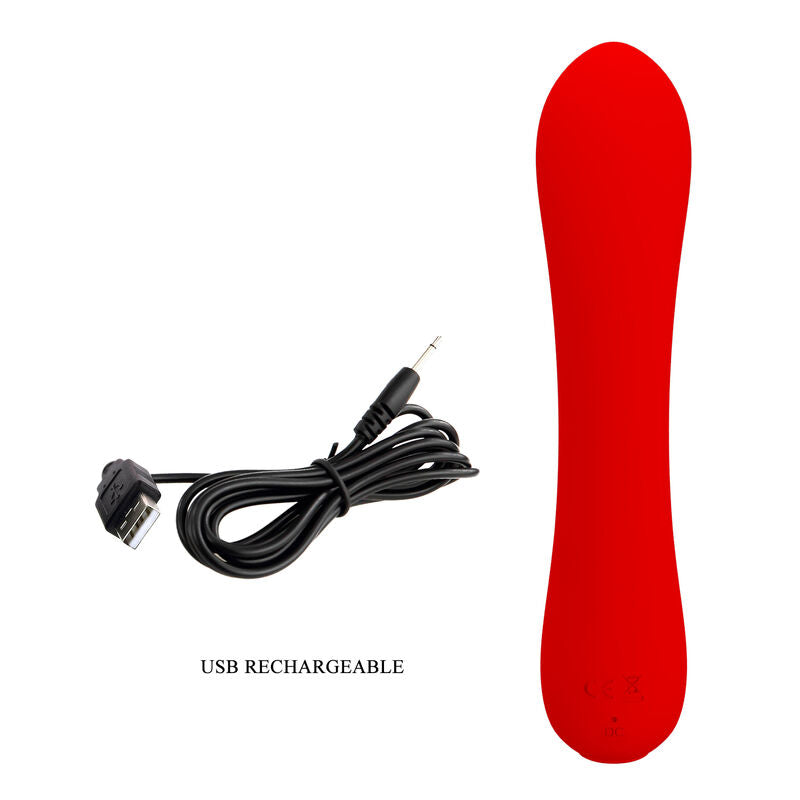 Pretty Love Prescott Wiederaufladbarer Vibrator Rot