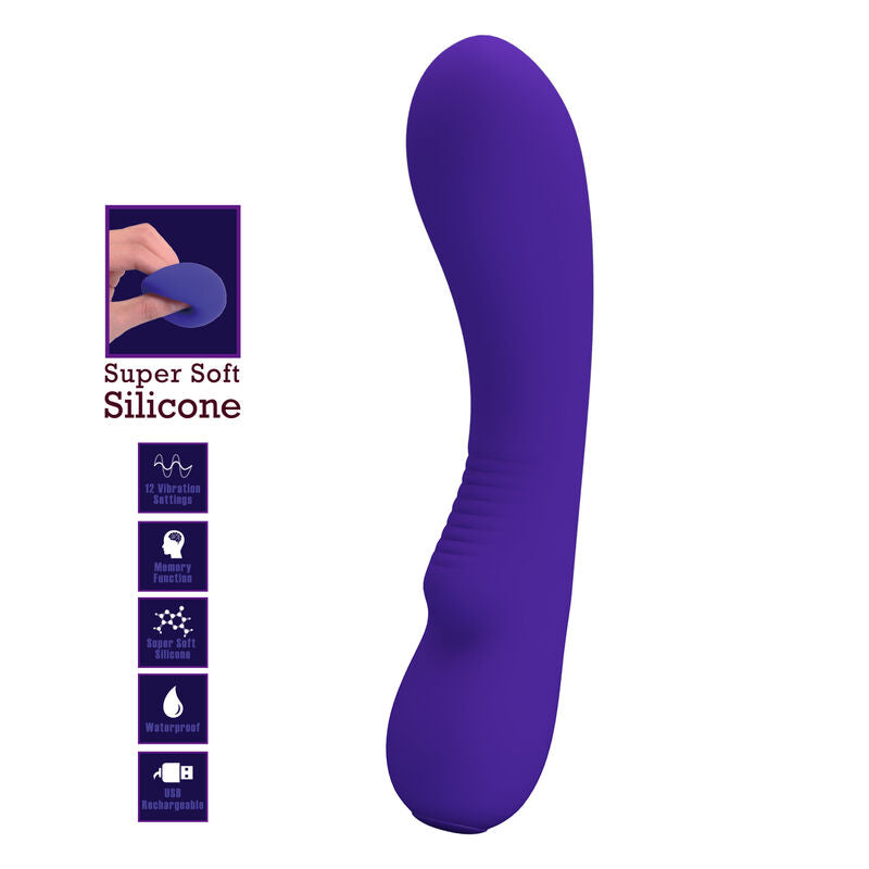 Pretty Love Prescott Wiederaufladbarer Vibrator Lila